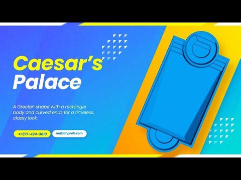 Discover the Caesar’s Palace – A Stunning Grecian Pool by San Juan Pools