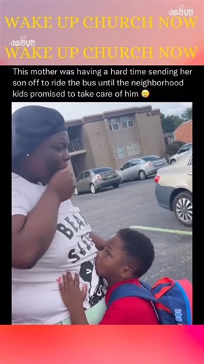 Wake Up Church Now on Instagram: "🚨Awww 🥹🙏…. Sending a child to school for the first time can be an emotional experience for any parent. This mother felt uneasy as her son prepared to board the school bus, but her worries were eased by the kindness of others. The older children in the neighborhood stepped in and promised to look after him, showing how a small act of support can make a big difference. WUCN Community, What are your thoughts💭 on this⁉️Drop a comment…. ❤️ LIKE | 💬 COMMENT | 📲 