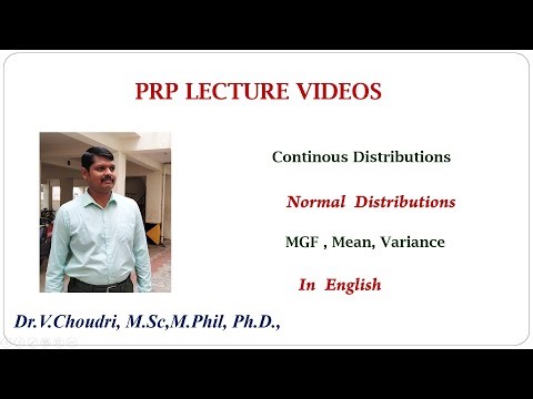 Normal Distribution and MGF with Examples