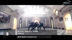 ده اهنگ برتر بی تی اس the top sogs of bts