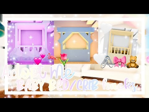 🧸Adopt me baby crib ideas🧸🤍 ▪︎adopt me baby room build hacks▪︎ || Official Pineapples