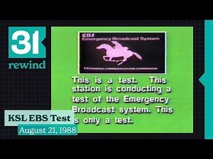 KSL Emergency Broadcast System (EBS) Test, 8/21/1988