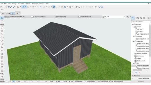 How to Adapt Gable Roofs in ArchiCAD
