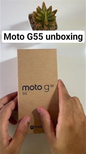 Moto G55 unboxing rápido