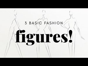 Tutorial: 3 BASIC Figure Postures - How to FASHION FIGURES l Studio Iva