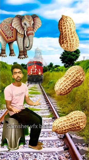 Rounding peanuts to elephant, horse, lion & bear- Animals names magic video