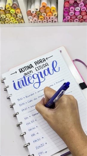 Routine for those who study full-time. #study #smartnotebook #schoolroutine