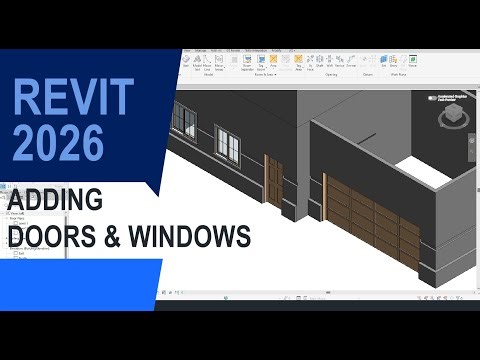 Chapter 4 - Autodesk Revit 2026 (Adding Doors, Windows, & Opening)