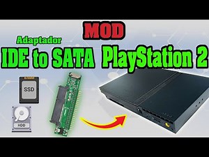 PlayStation 2 con Adaptación a SATA MOD