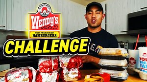 Three Wendy's tripple burgers, sides and drinks.... Can I complete the ultimate Wendy's triple triple triple challenge!? 🍔 Tag a friend who could n't even eat one burger! | Nathan Figueroa