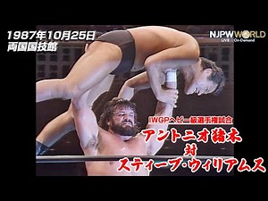 1987年10月25日（両国国技館）IWGPヘビー級選手権試合 アントニオ猪木 VS スティーブ・ウィリアムス【3分動画】