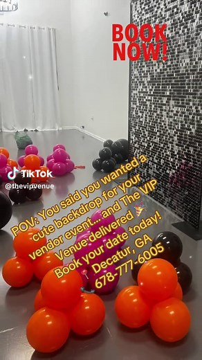 💫Looking for a venue to host your next celebration? Check out The VIP Venue ✨Perfect for birthdays, baby showers, and intimate celebrations. Book your date today! 📍 Decatur, GA 📞 678-777-6005 #eventvenue #atlantaevents #venue #popupshop #fyp