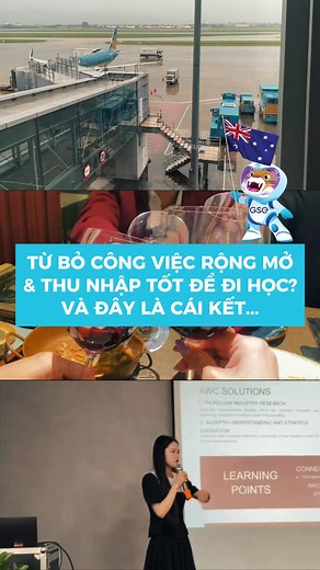 Từ bỏ công việc rộng mở và mức thu nhập cực kì cao, nhưng học viên của GSE đã lựa chọn đi du học tại Úc và đã nhận được học bổng 30% tại trường top 1% thế giới. Cùng lắng nghe câu chuyện của bạn ý ngay nào!!!#studymotivation