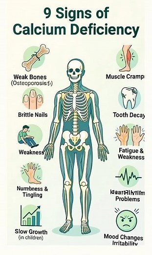 9 Warning Signs of Calcium Deficiency You Shouldn’t Ignore