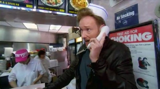 Conan delivers Chinese food to unsuspecting New Yorkers. | Team Coco