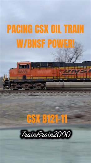 Pacing CSX B121 East Down CSX’s Mohawk Sub W/BNSF Power! #csx #bnsf #railway #freighttrain #bnsf