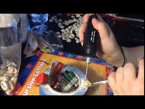 Tutorial How to drill Cowrie shells