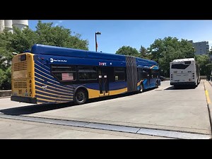 M11 and Bx19 bus action at Riverbank State Park