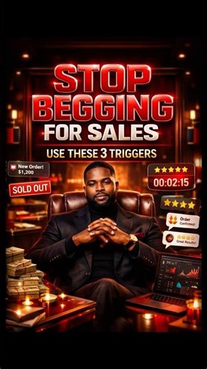 STOP BEGGING FOR SALES Use These 3 Triggers #blackownedbusiness #blackentrepreneurs #blackwealth