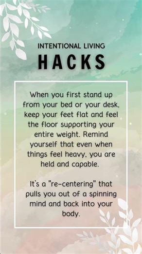 Intentional Living Hacks #motivation #intentionalliving #selfimprovement