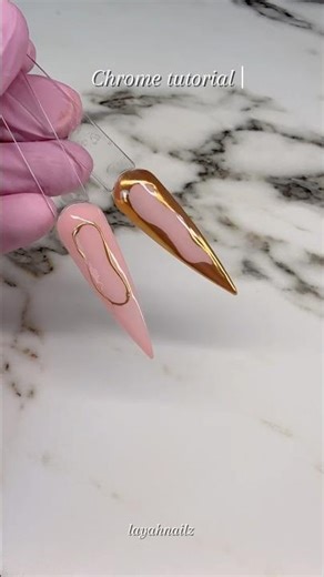 Chrome Isolation Tutorial #chrome #nails #tutorial #nailtutorial #shiningnails