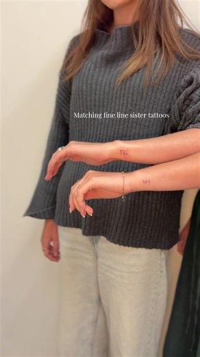 Matching Fine Line Sister Tattoos: A Unique Bond