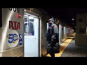 GCRTA Red, Green & Blue Line Trains at Tower City Station