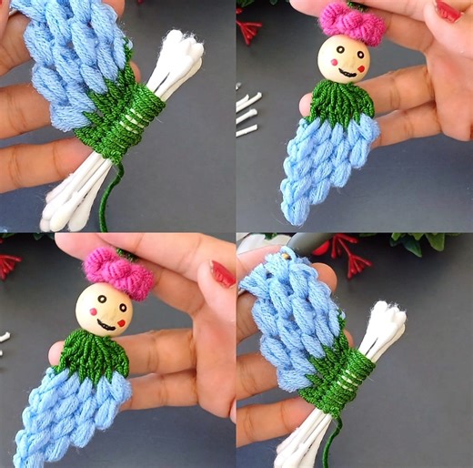 I made 80 pieces of ear sticks and sold them all. Very cute keychain. (PART 4 | Knitter