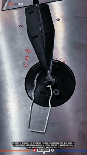 Innovation Spring Clip: Steel Wire, Automatic Forming Machine & High Precision #tech