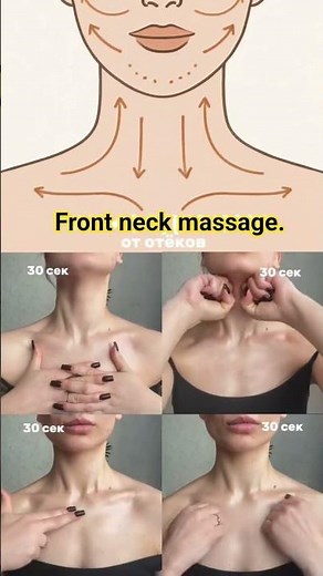 Front neck massage #MassageTutorial #StressRelief #SelfCare #Wellness #YouTubeShorts #Relaxation