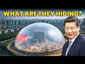 China Built a Giant Inflatable Dome In the Middle of a City