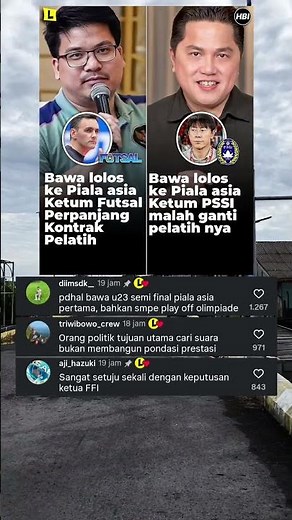 SEBUAH PERBEDAAN 🔥#timnasindonesia #erickthohir