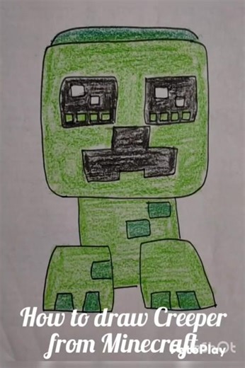 #howtodraw#minecraft#creeper#drawing#tutorial#minecraftshorts#shorts#shortvideo#youtubeshort#art#yt