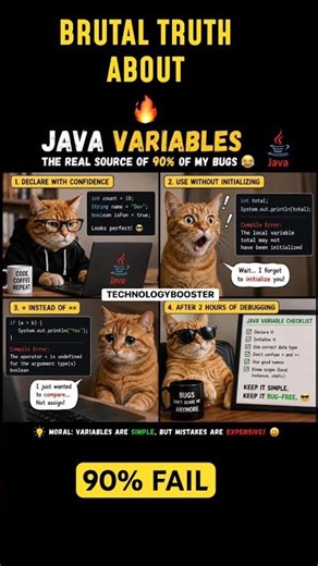 Java Variables Explained in 60 Seconds ⚡