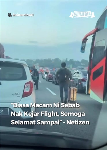 Brother Berjalan Kaki Kejar Flight Dengan Semangat Tinggi