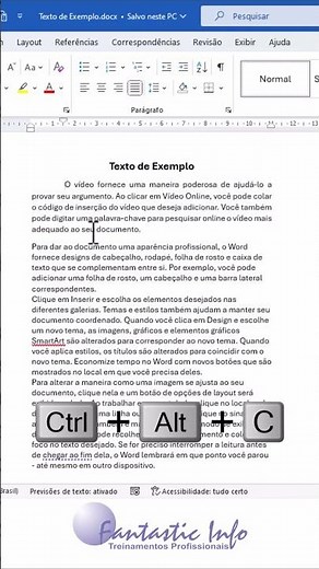 Atalho para Copiar e Colar Formatação de Texto