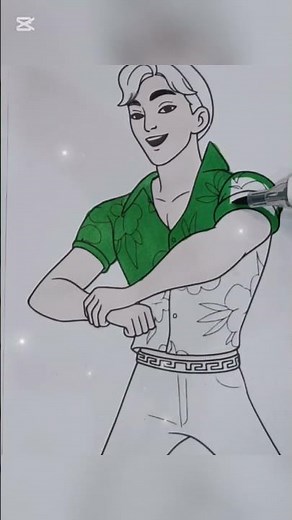 K-Pop Idol Coloring Page | Relaxing Coloring for K-Pop Fans 🎨