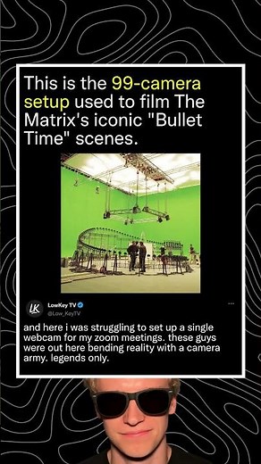 99 Cameras for Bullet Time!
