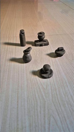 Miniature Cooking Set Gas Stove | #shorts #shortsfeed #clayartvideo #clay #clayart #trend #viral