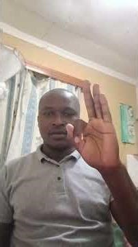 Self introduction in Kenya Sign Language.