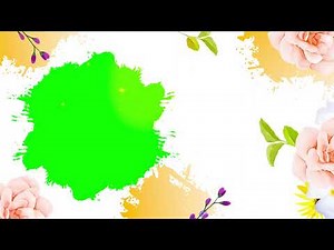 Wedding Invitation Green Screen template video background | Free Green Screen Template