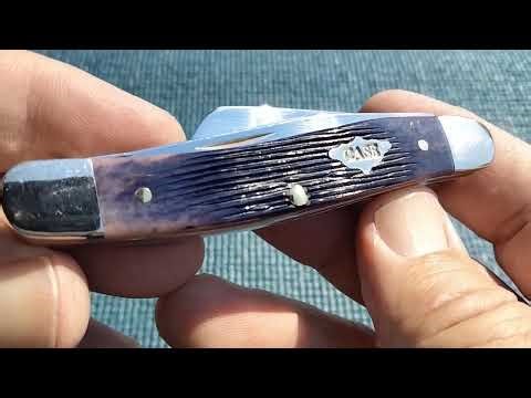 2023 ~ Case XX™ Medium Barnboard Purple Bone Stockman Knife