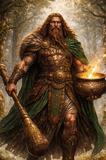 🍀🪵 The Dagda - 5 Fun Facts on the God of the Day