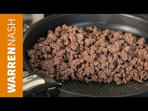 How to separate Fat from Ground Beef - 60 second video - Recipes by Warren Nash