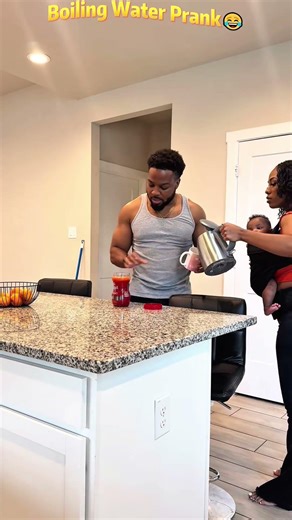 Fake boiling water prank#funny #foryou #fyp #prank #happy