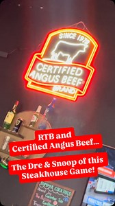 56 reactions | Don’t be trippin’. RTB & @certifiedangusbeef be the OG’s of this steakhouse game! 40 Day Wet Aged, Certified Angus Beef hand cut fresh everyday. #steakhousemonth #certifiedangusbeef #certifiedangusbeef® | Round The Bend Steakhouse | Facebook
