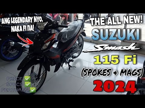 The Suzuki Smash 115 Fi 2024 (Spokes and Mags Variant) | Suzuki Motorcycle Review