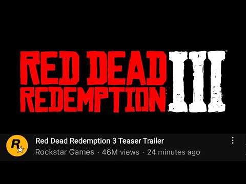 Red Dead Redemption 3 (2025) - First Trailer | Rockstar Games