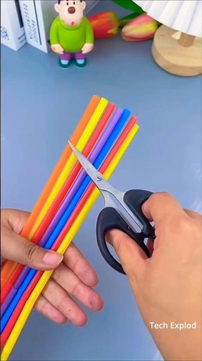How To Make A Bubble Maker At Home | Diy Straw Craft🫧