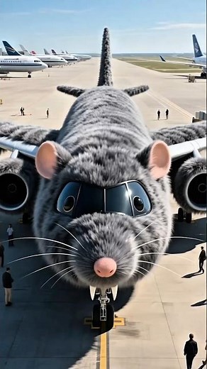 “A Plane That Looks Like a Mouse?! Unbelievable! 🐭✈️” #Airplane #Baimo #Aircraft #Avion #Aviation